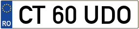 Truck License Plate